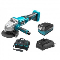 Dedra Set Polizor unghiular 125mm cu acumulator Li-Ion 18V 4.0Ah incarcator 60W si geanta de transport